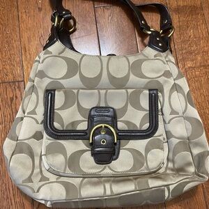 Vintage Coach Tan Women's shoulder Bag